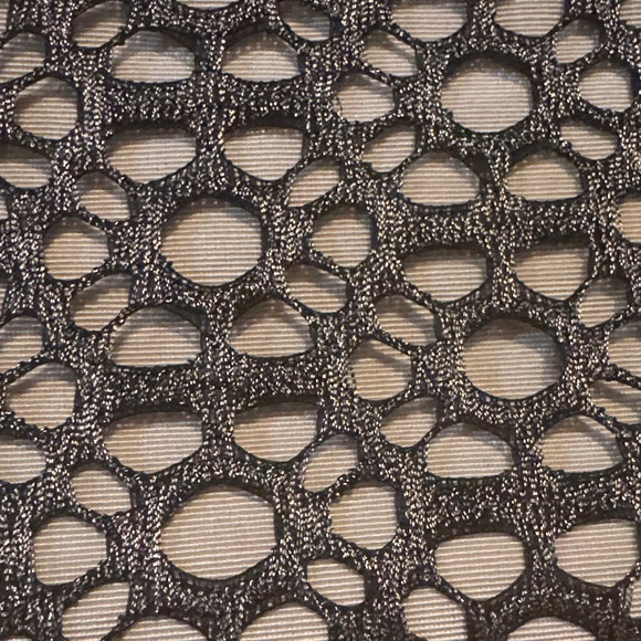 Vintage Occhio Black and Cream Lace Clutch - Picture 3 of 6